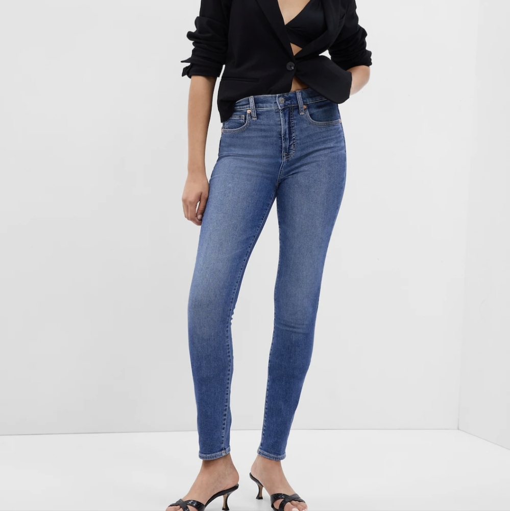 ❤️ Gap women's skinny jeans raw hem distressed size 28R